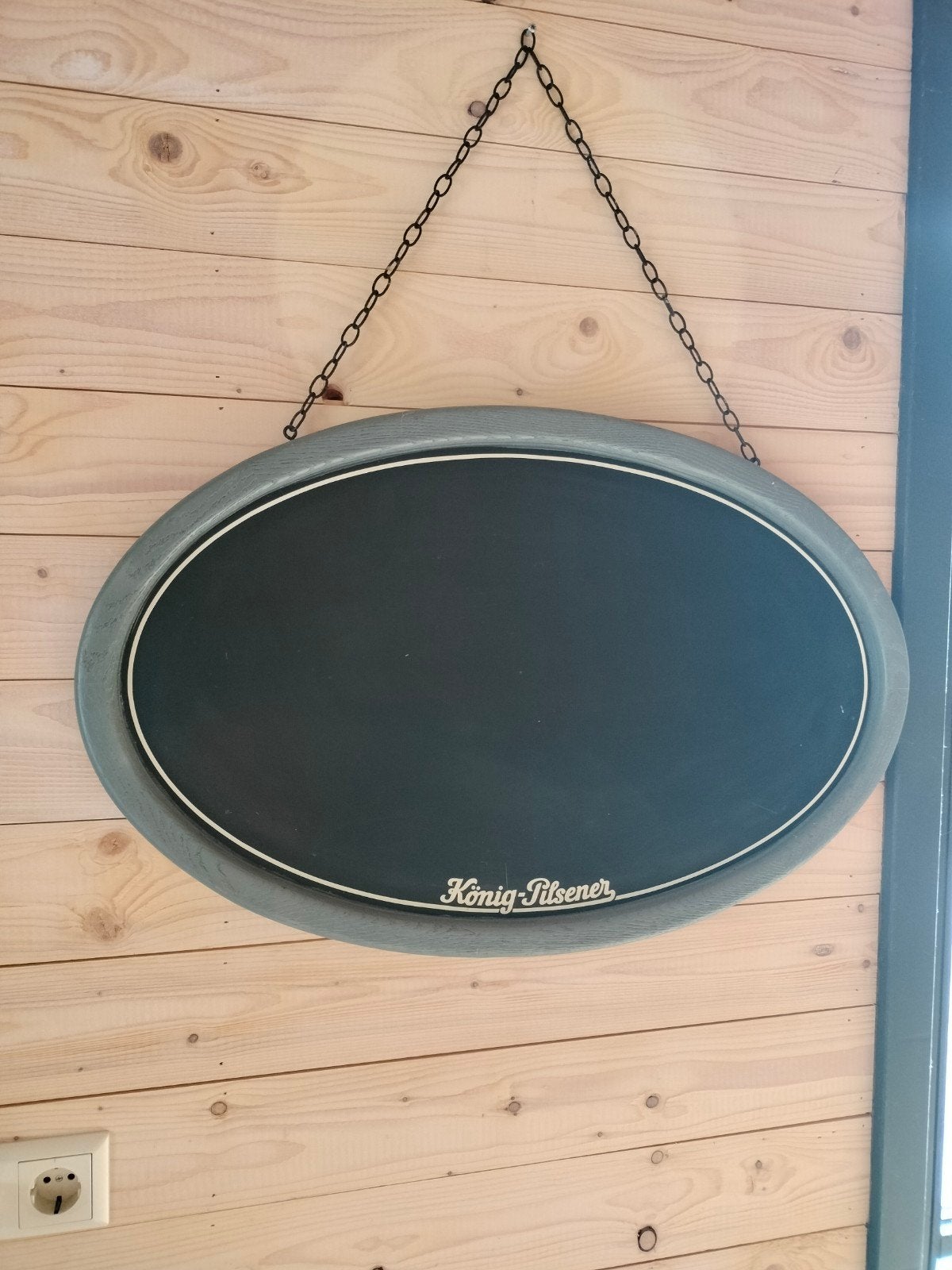 Vintage krijtbord., Ophalen, Gebruikt