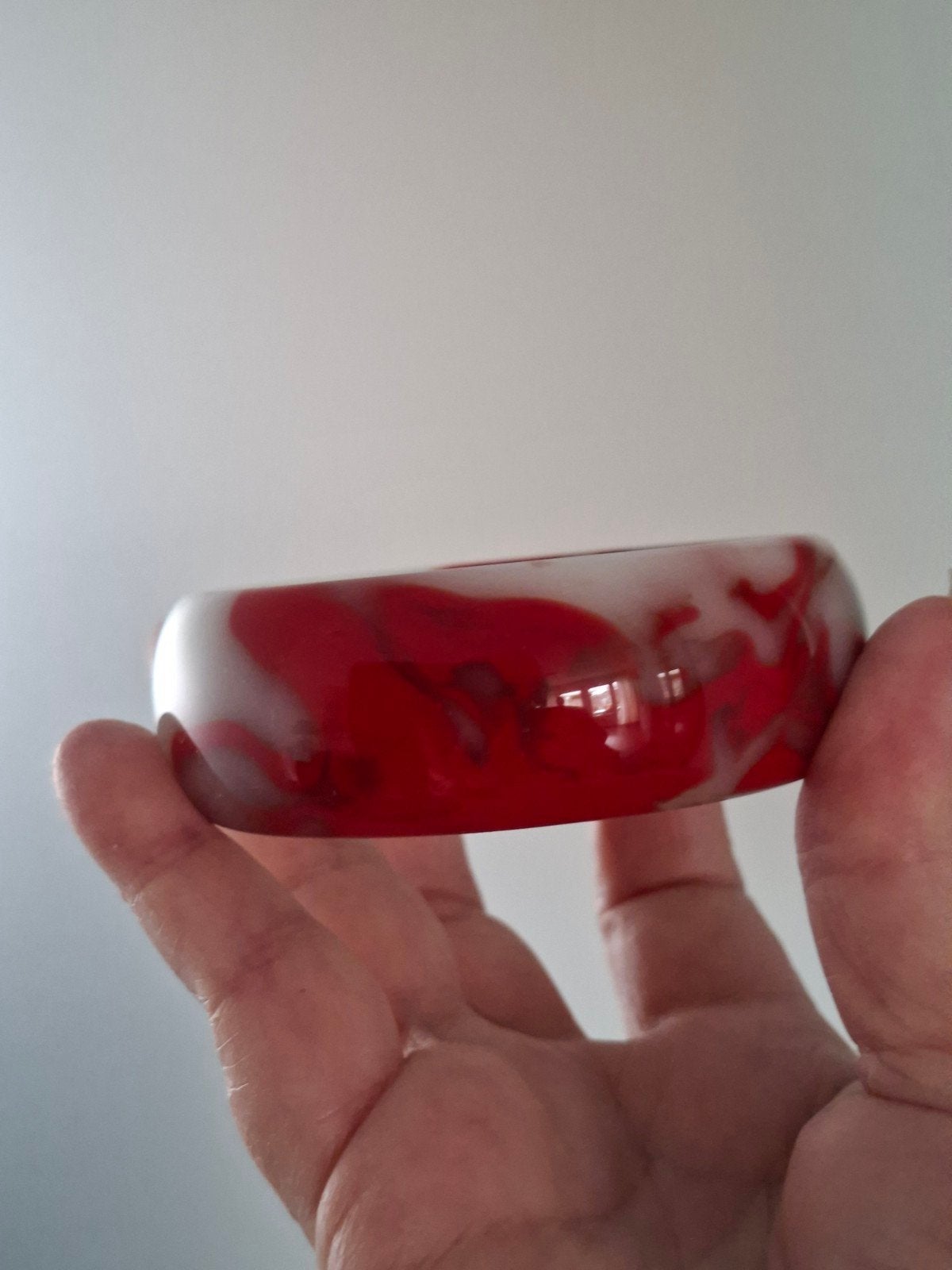 Tijdloos mooie Jade, top bloed jade!, Ophalen of Verzenden, Nieuw, Rood, Overige materialen