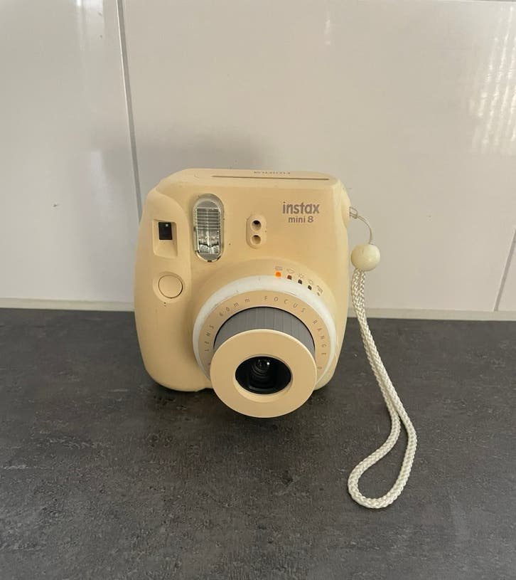 Fujifilm Instax Mini 8 instant camera in de kleur geel, Ophalen, Compact, Fuji, Minder dan 4 keer