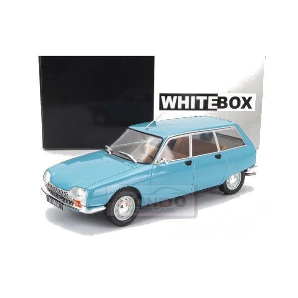 Citroen GS Break 1971 Blauw Modelauto 1/24 Whitebox, Overige merken, Whitebox, Auto, Nieuw