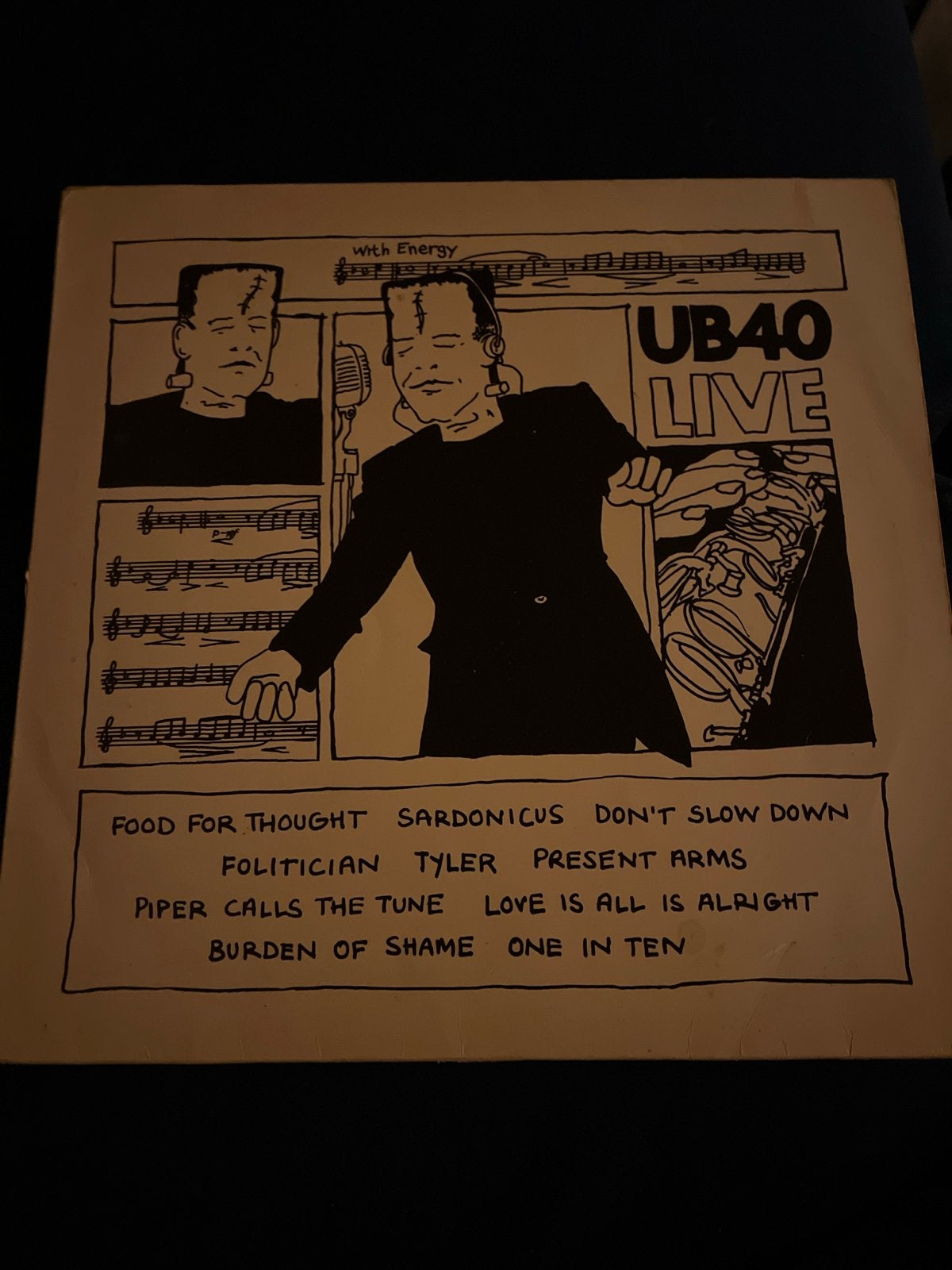 UB40 Live LP - Pop/Reggae Klassieker, Ophalen, LP, Gebruikt, Pop