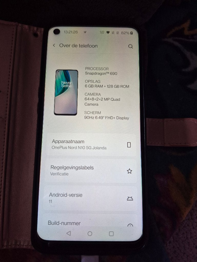 Gsm one plus nord n 10 5g, Ophalen, Blauw, Zo goed als nieuw, Zonder simlock