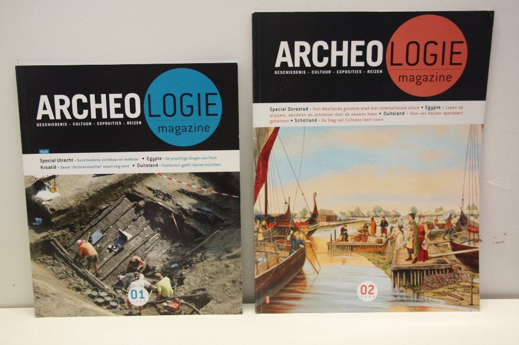 Archeologie Magazines. Editie 1 2008 en editie 2 2009, Boeken, Tijdschriften en Kranten, Ophalen of Verzenden, Zo goed als nieuw
