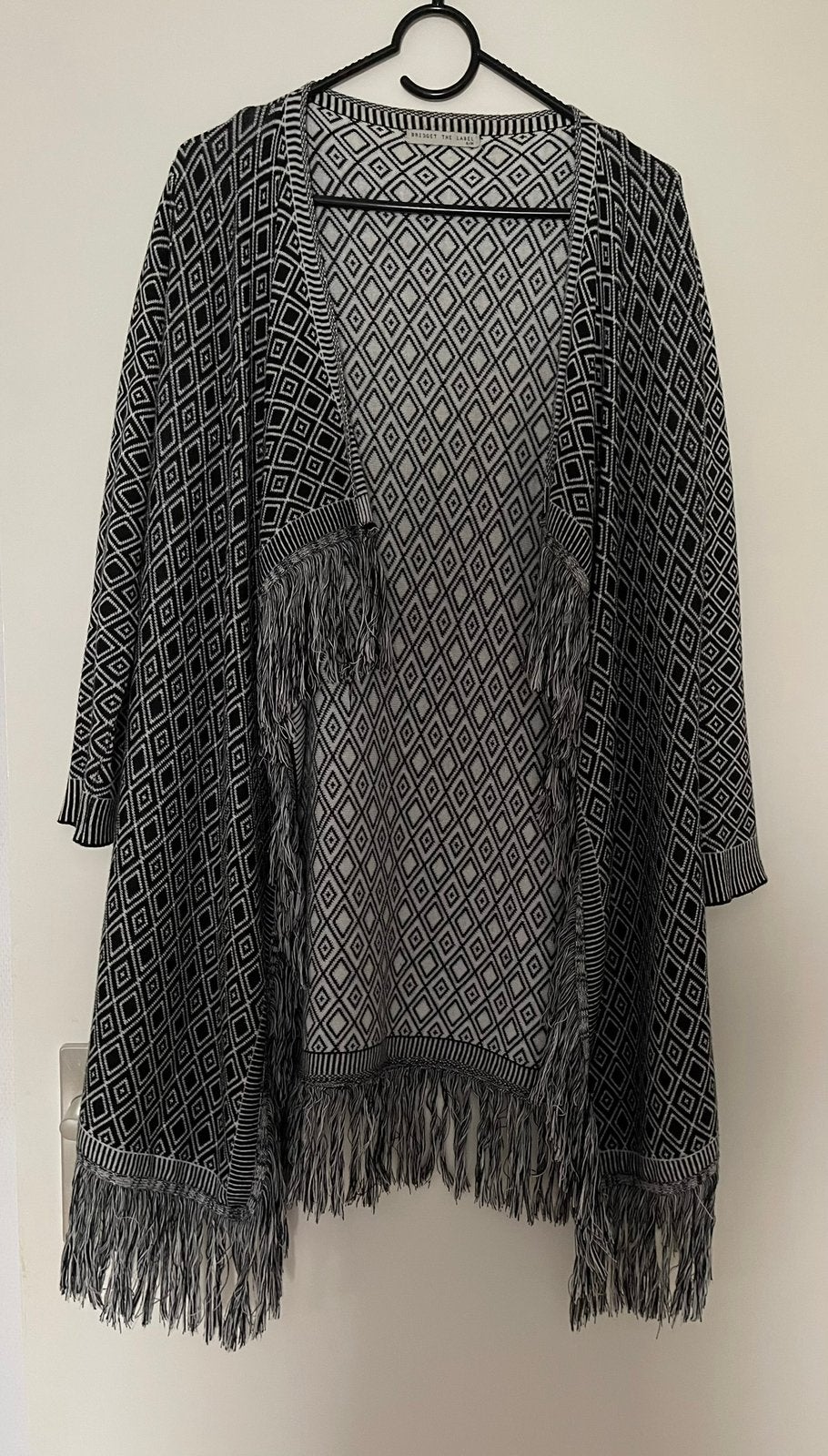 Lang vest met franjes van bridget the label maat s/m, Ophalen of Verzenden, Zo goed als nieuw
