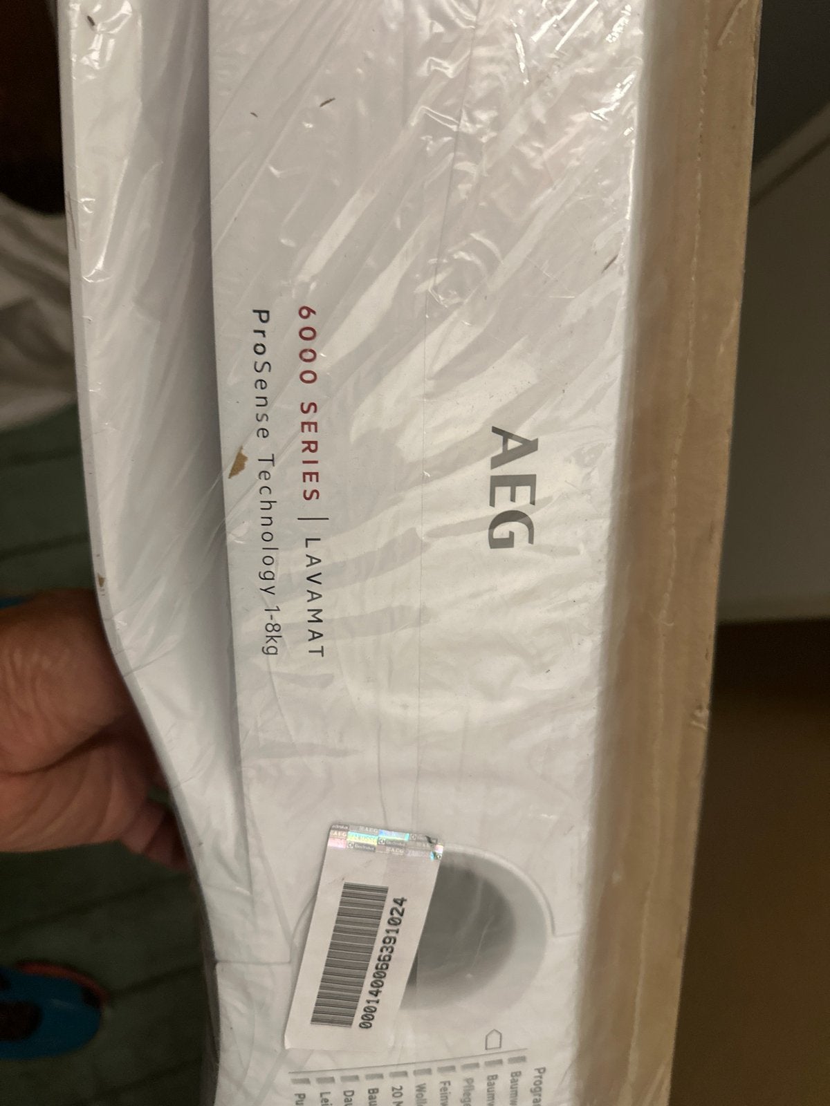 AEG Lavamat 6000 Serie ProSense Technology 1-8kg, Ophalen, Nieuw, Voorlader, Kort programma