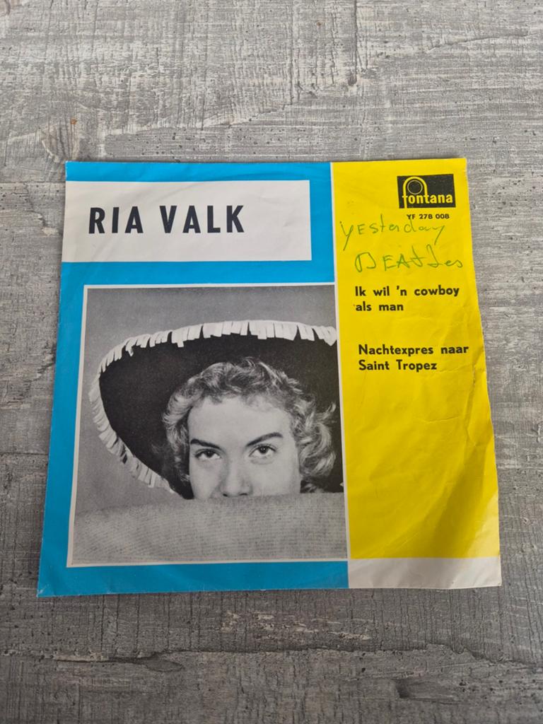 Mooi Piraten single van Ria Valk Ik wil 'n cowboy als man, Cd's en Dvd's, Vinyl Singles, Gebruikt, Nederlandstalig, 7 inch, Ophalen of Verzenden