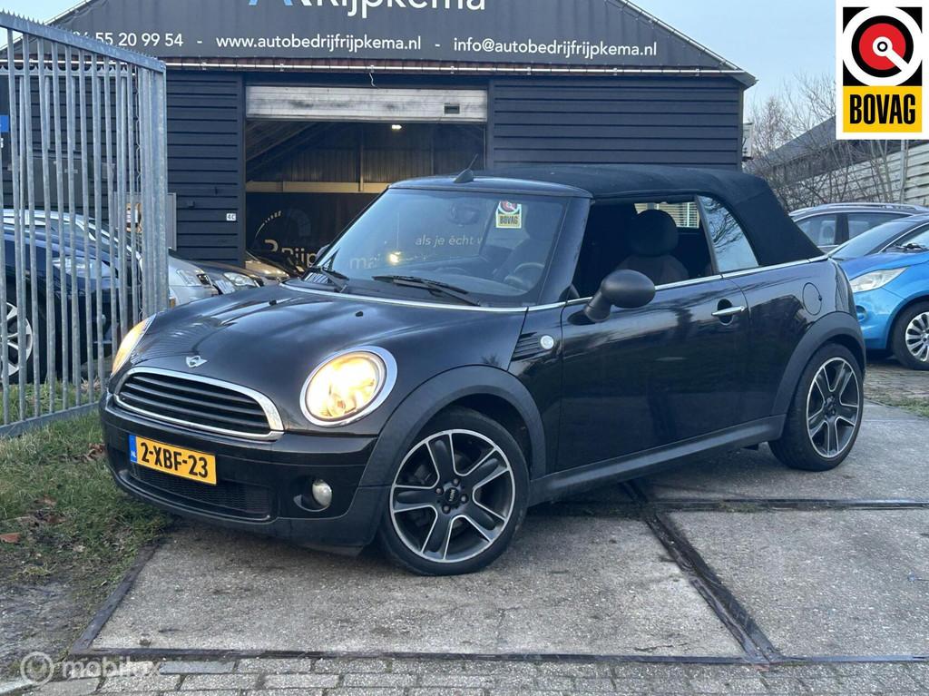 Mini Cabrio 1.6 One Pepper | Sensoren | Airco, Voorwielaandrijving, Gebruikt, 4 cilinders, Cabriolet