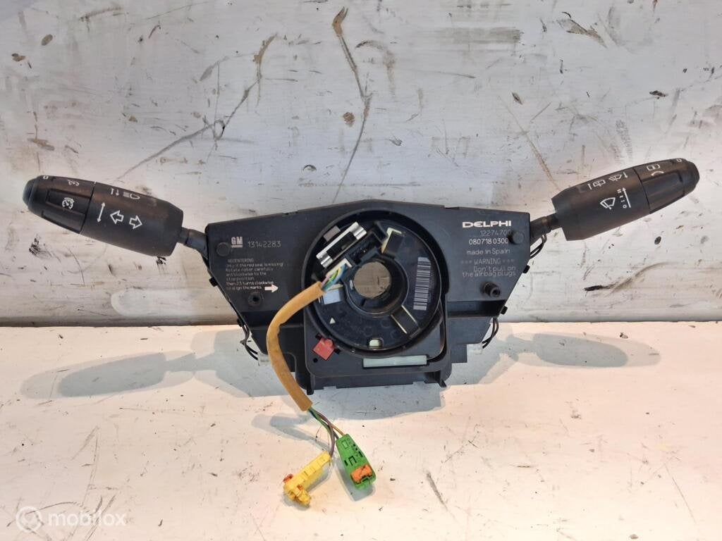 Combischakelaar stuurkolom Opel Corsa D ('06-'15) 13142283, Gebruikt, Opel, Ophalen of Verzenden, Opel