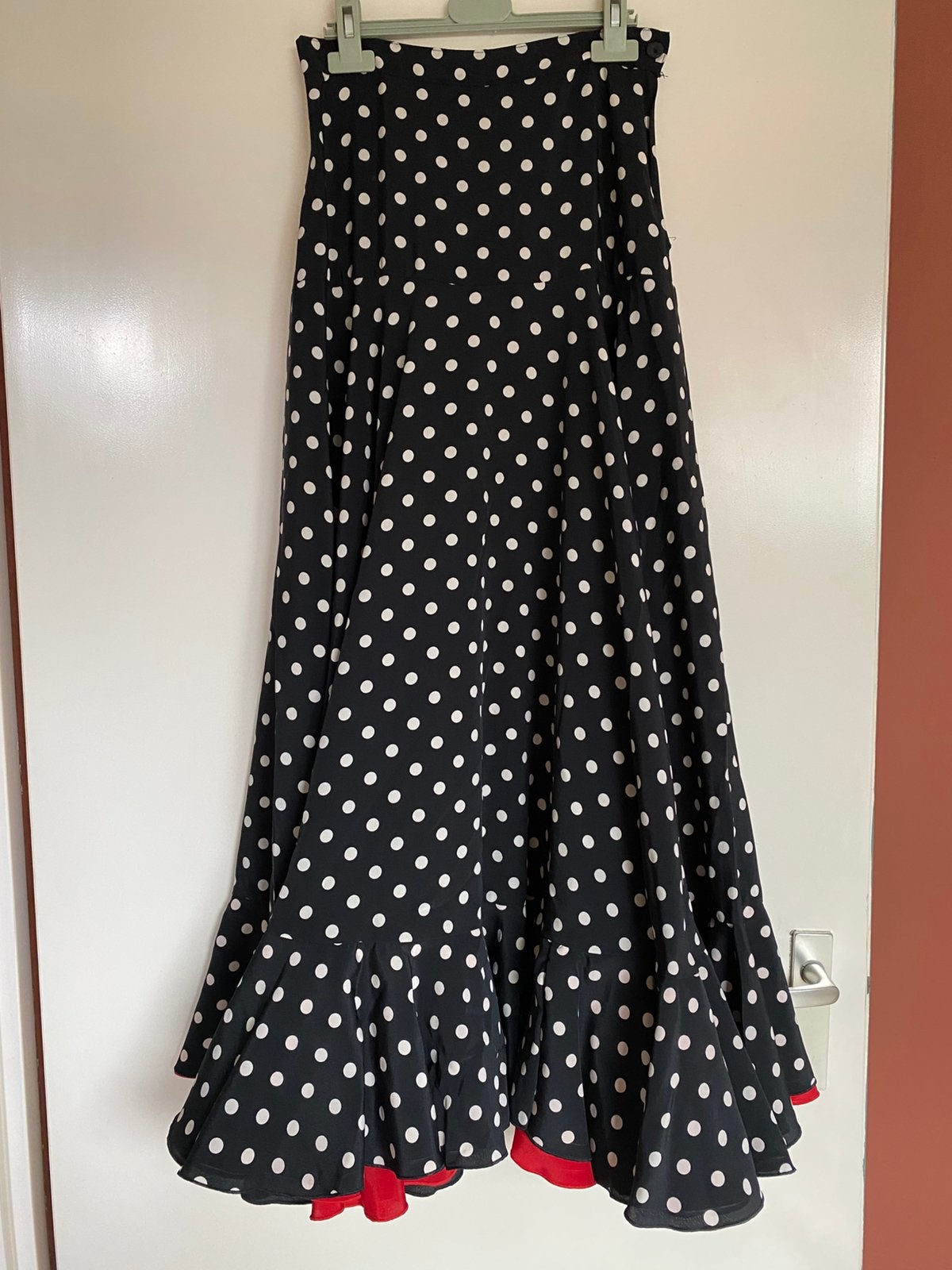 Flamenco rok en flamenco schoenen maat 38, Maat 38/40 (M), Zwart, Ophalen of Verzenden, Gedragen
