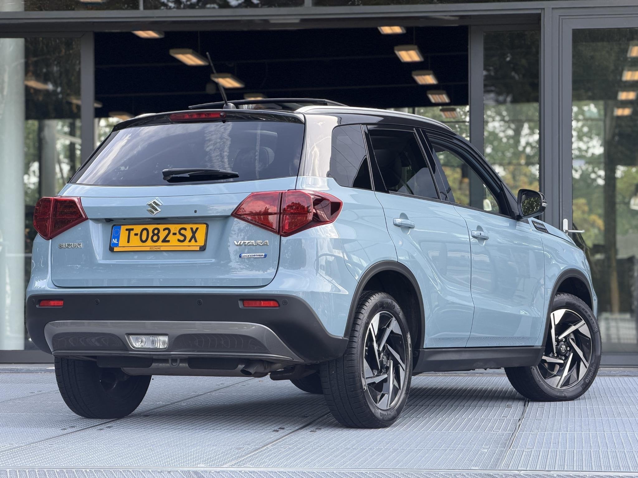 Suzuki Vitara 1.4 Boosterjet Style Smart Hybrid 129PK | Navi, Auto's, Gebruikt, 4 cilinders, 129 pk, Blauw