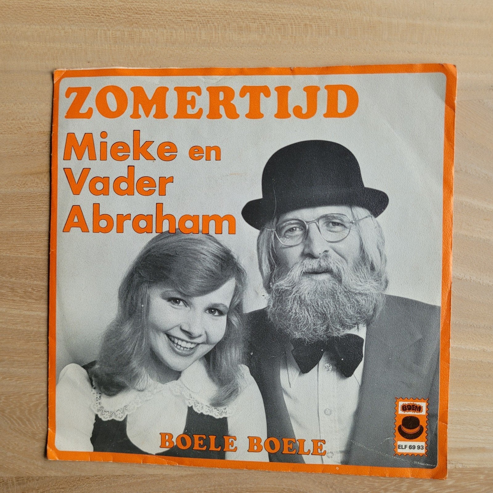 Mieke en Vader Abraham - Zomertijd / Boele Boele (Single), Ophalen of Verzenden, Gebruikt, Levenslied of Smartlap, Single