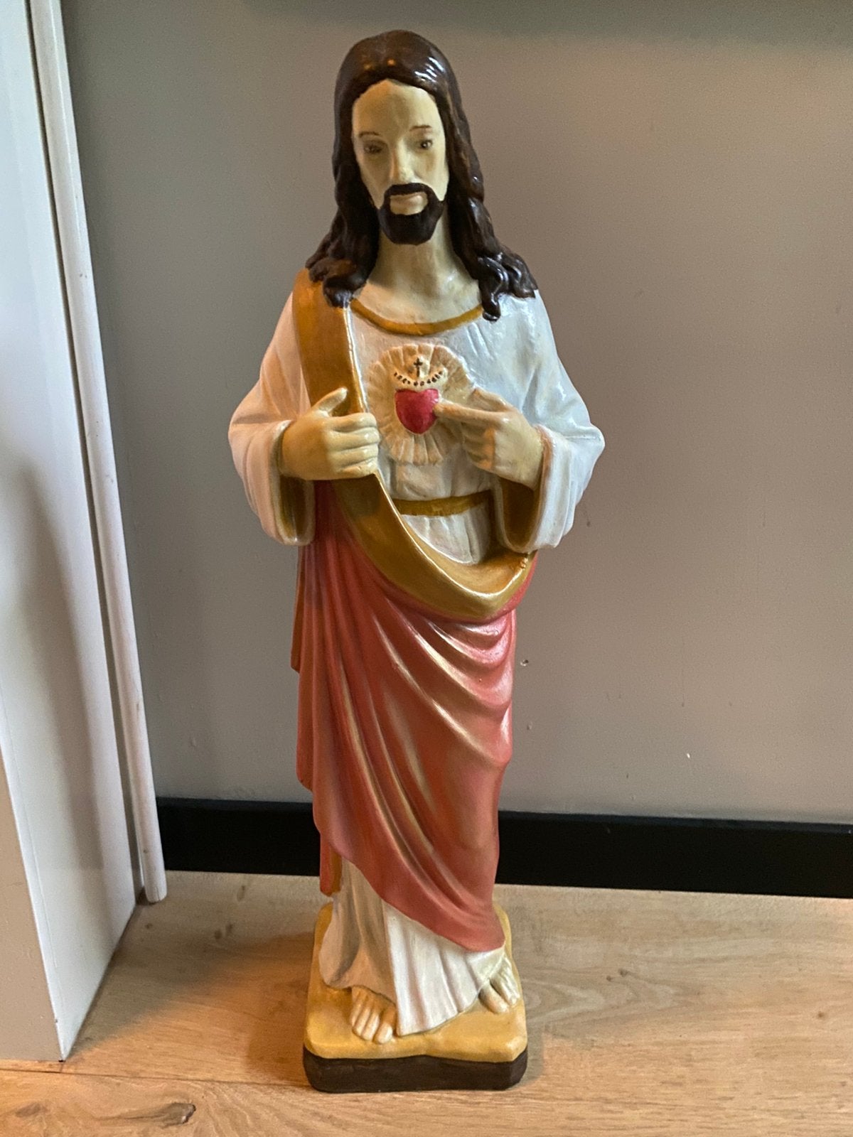 Jezus heilig hart beeld steen, Ophalen of Verzenden