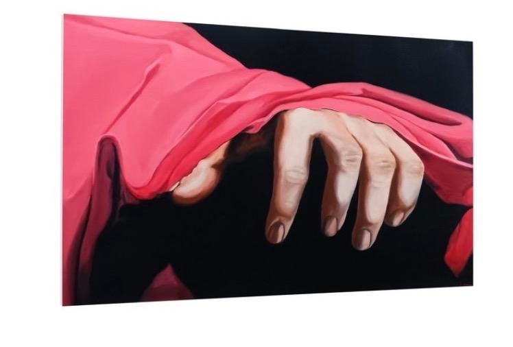 T Tilman - Hand - Origineel Olieverf op Doek - 2020, Ophalen of Verzenden