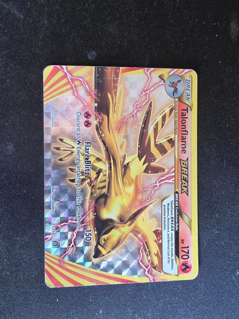Talonflame Break, Ophalen, Gebruikt, Losse kaart, Foil