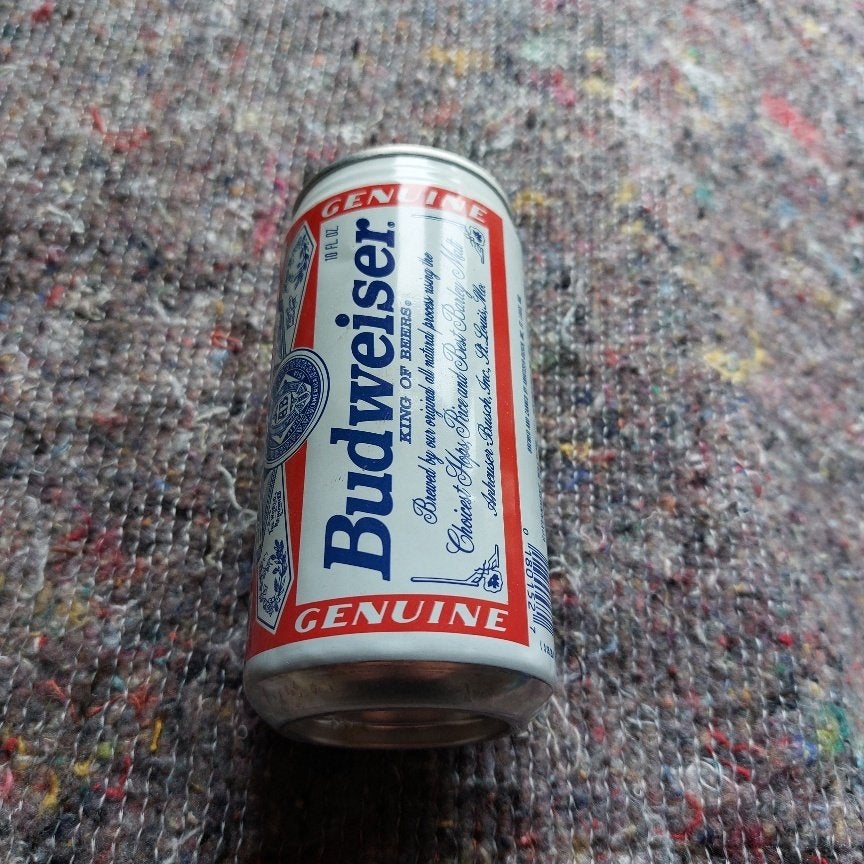 aluminium Budweiser blikje US versie, Ophalen of Verzenden