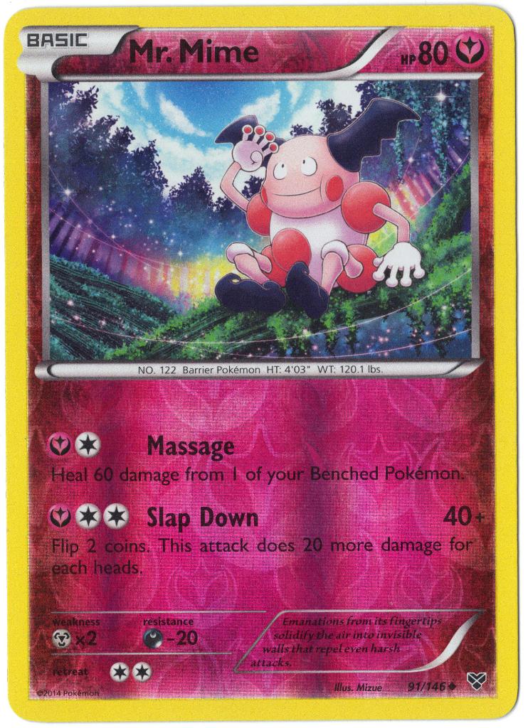 XY,  Mr. Mime [reverse] 91/146, Verzenden, Nieuw, Losse kaart