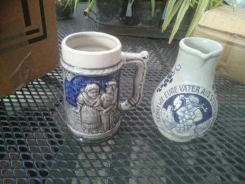 bier pul en wijn kannetje, Verzamelen, Ophalen of Verzenden, Pul(len), Overige merken