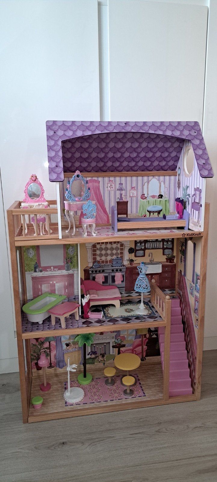 KidKraft Poppenhuis met Uitgebreide Inboedel, Ophalen