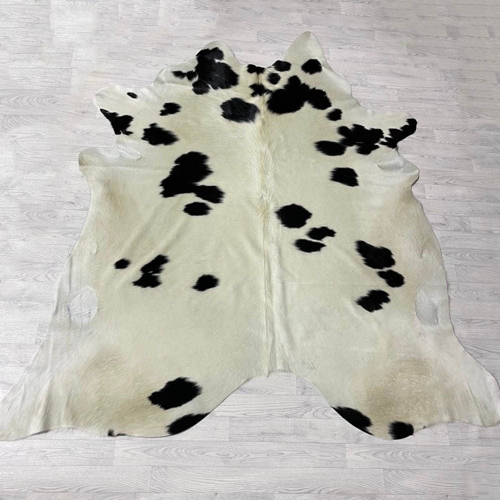 Koeienhuid zwart creme 250x225cm B-keus | Lederstore, Landelijk, modern, Scandinavisch, industrieel, 200 cm of meer, Overige vormen
