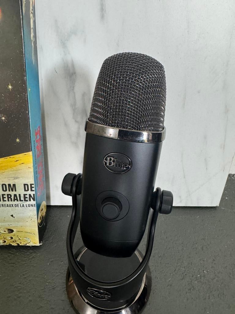 Blue Yeti USB Microfoon - Zwart, Muziek en Instrumenten, Microfoons, Zo goed als nieuw, Studiomicrofoon, Ophalen