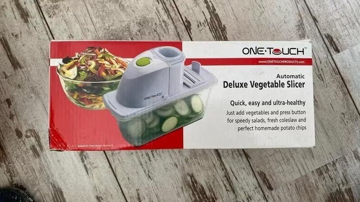 One touch groenterasp/ Snijder . nieuw, Ophalen of Verzenden, Nieuw
