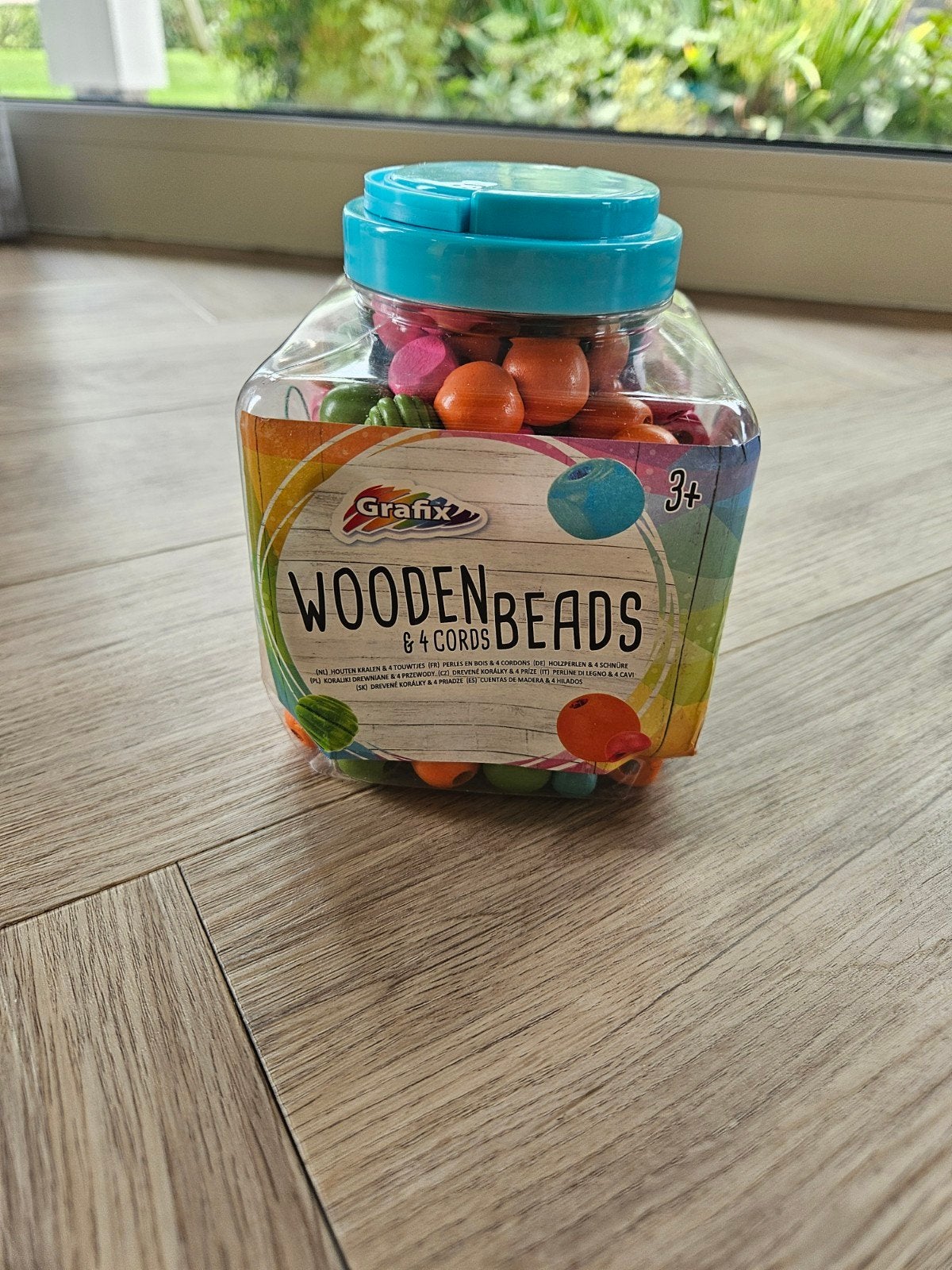 Houten speelgoed set: vormenstoof, puzzels en kralen, Ophalen