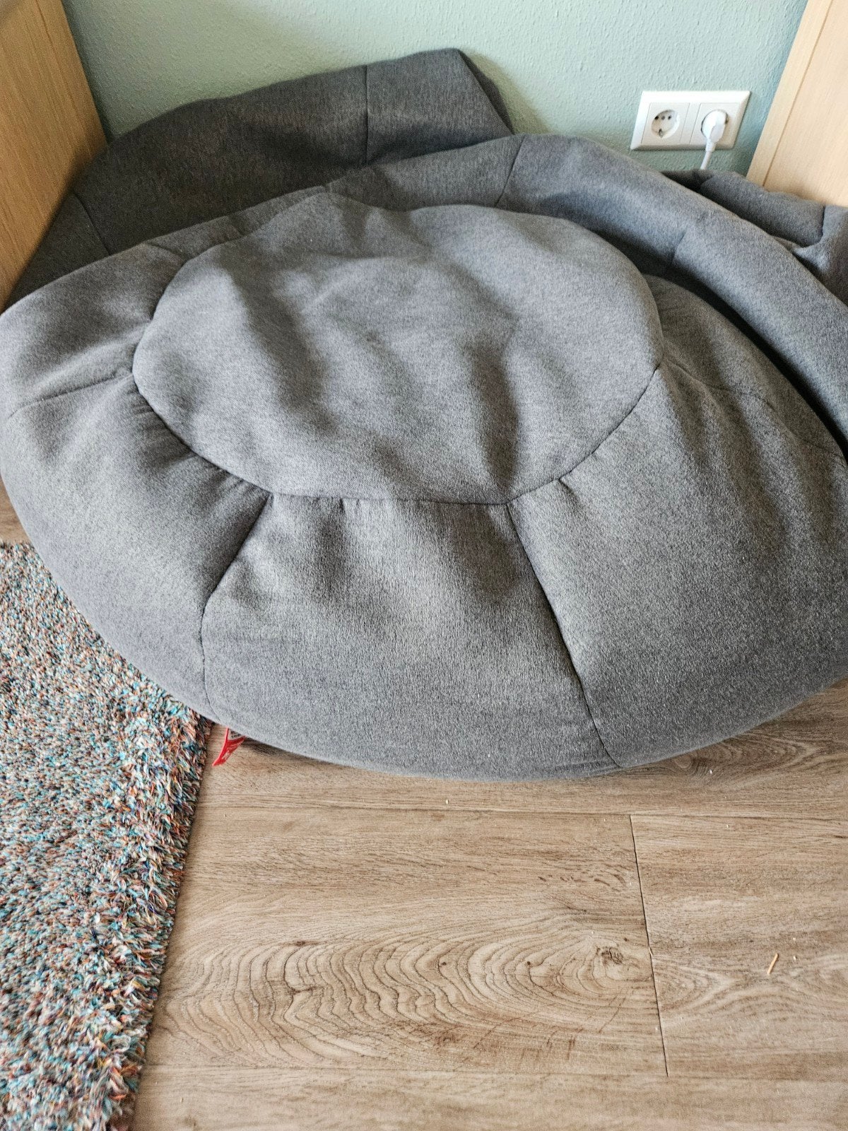 Grote zitzak Loungepug Big Bertha, Huis en Inrichting, Ophalen, Gebruikt, Bruin
