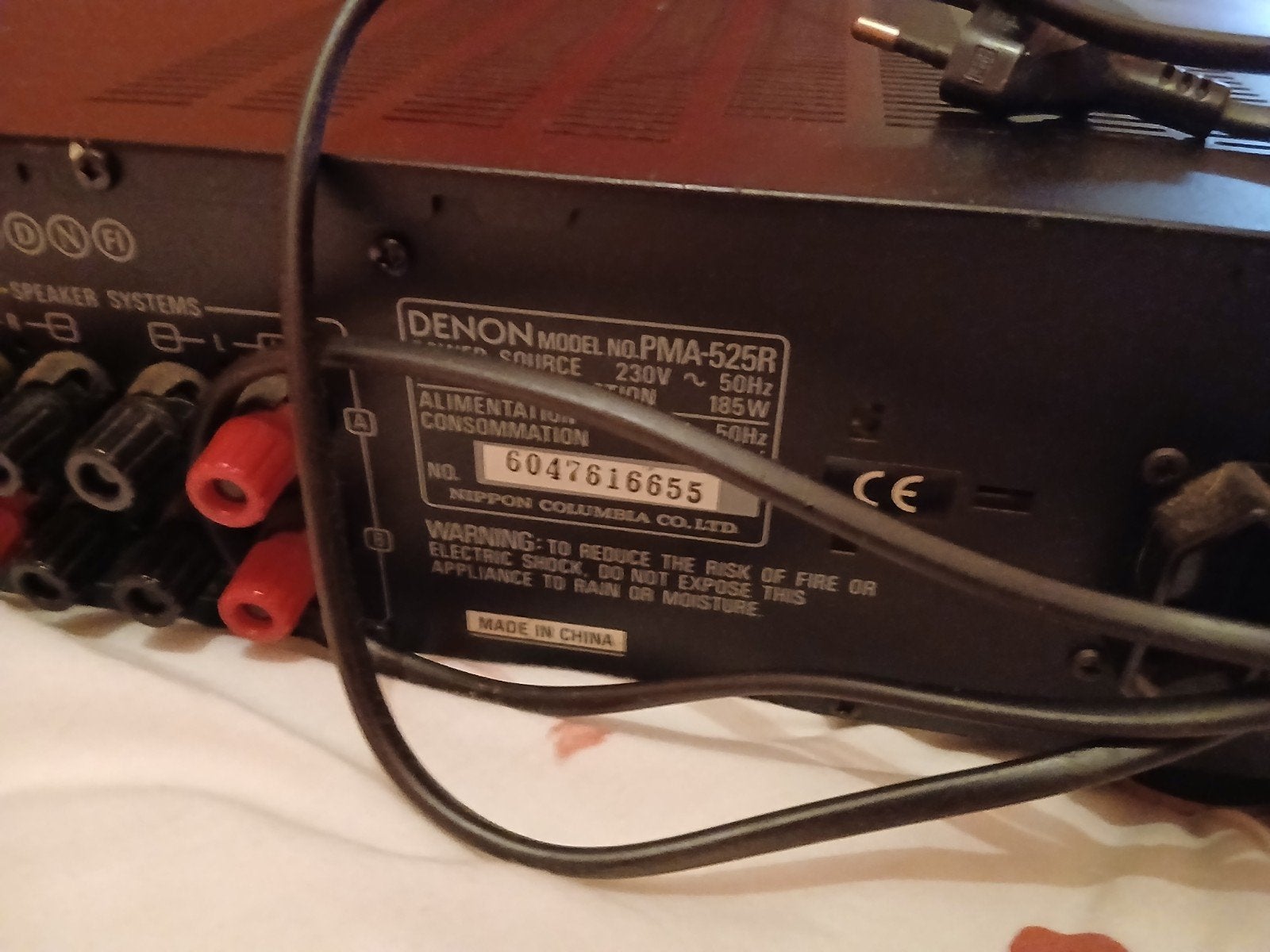 Denon PMA-525R Stereo Versterker - Uitstekende Staat, Audio, Tv en Foto, Versterkers en Receivers, Ophalen, Gebruikt, Denon, 60 tot 120 watt