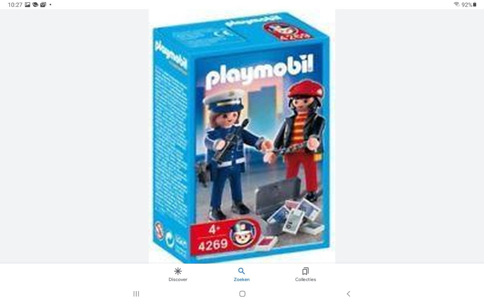 Playmobil 4269 Politieagent met boef, Ophalen of Verzenden, Nieuw