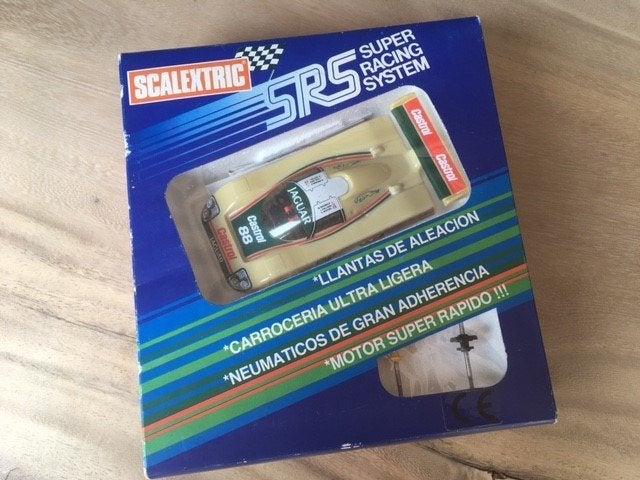Scalextric Super Racing System Jaguar XJR-6 Castrol, Kinderen en Baby's, Ophalen of Verzenden, Gebruikt, Elektrisch, Overige merken