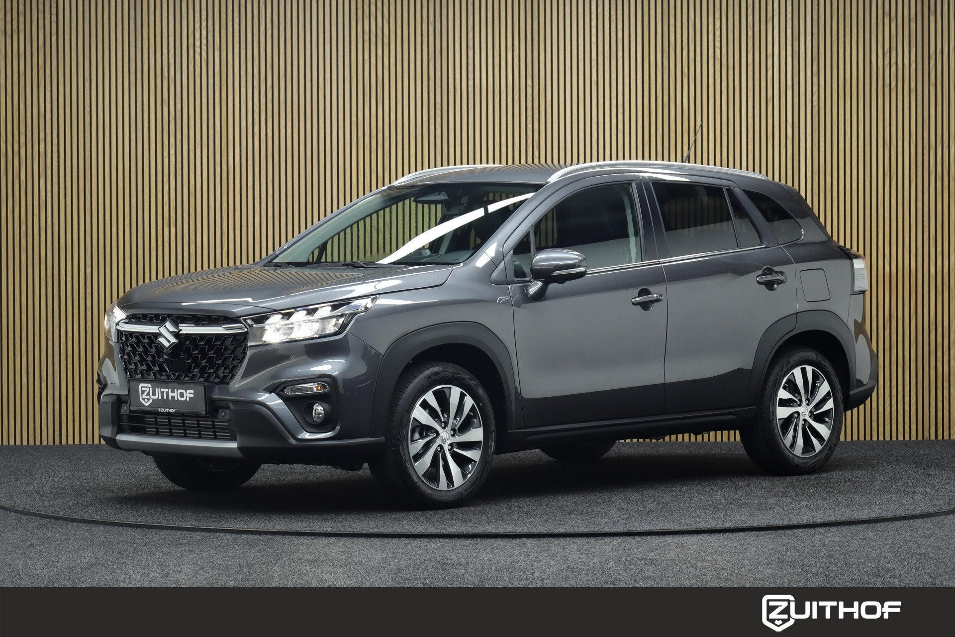 Suzuki S-Cross 1.4 Boosterjet Automaat Style Hybrid | € 3., Auto's, Suzuki, Dealer onderhouden, Gebruikt, Zwart, 4 cilinders