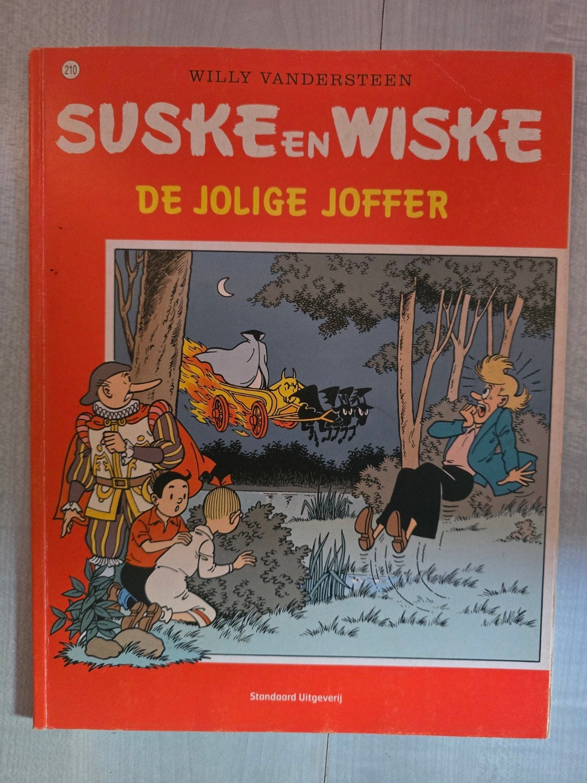 Suske en Wiske - De Jolige Joffer (nr. 210), Eén stripboek, Ophalen of Verzenden, Gelezen, Willy Vandersteen