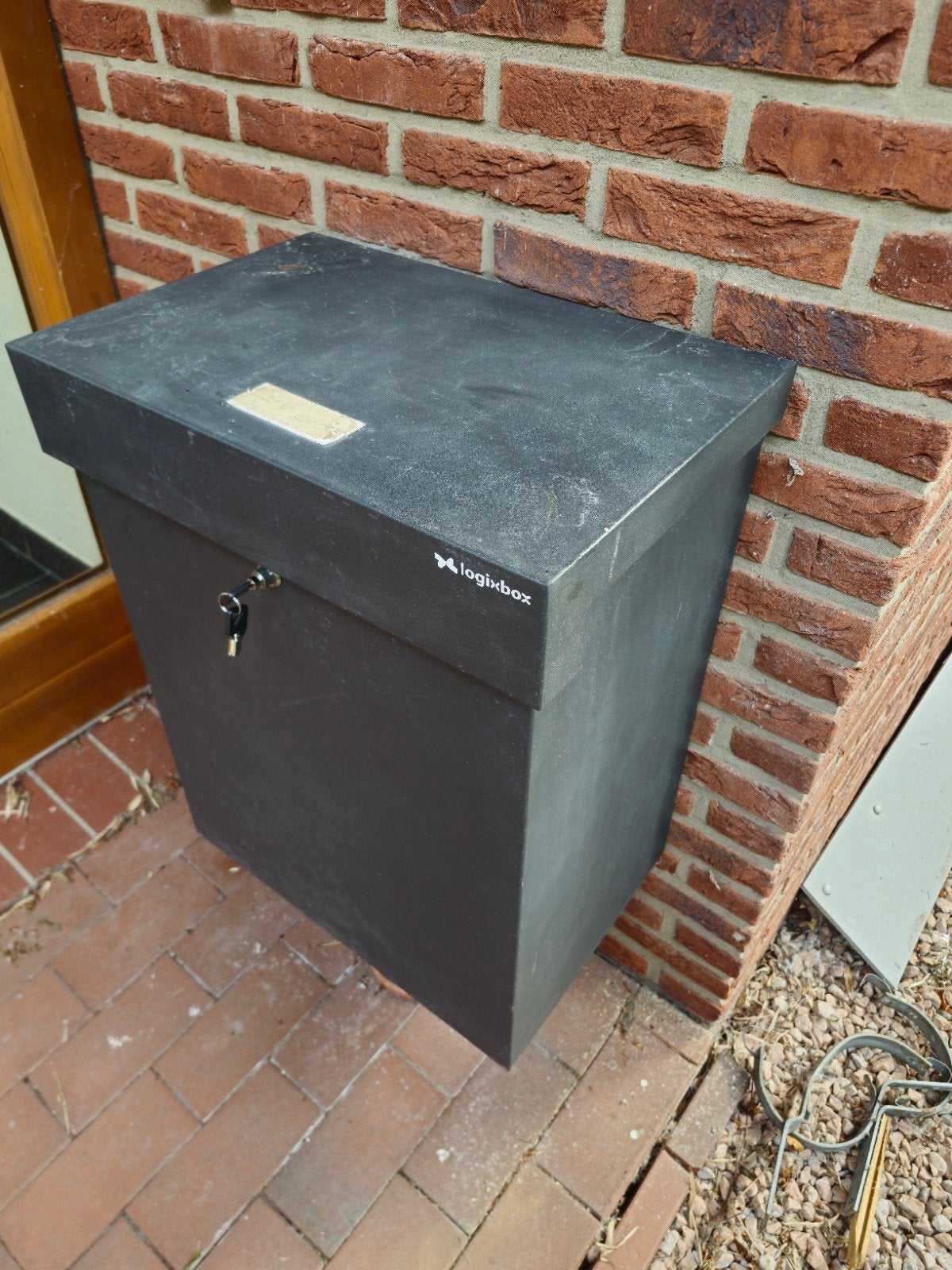 Logixbox pakketbox pakjes slot pakketten bezorging thuis, Tuin en Terras, Brievenbussen, Ophalen of Verzenden, Gebruikt