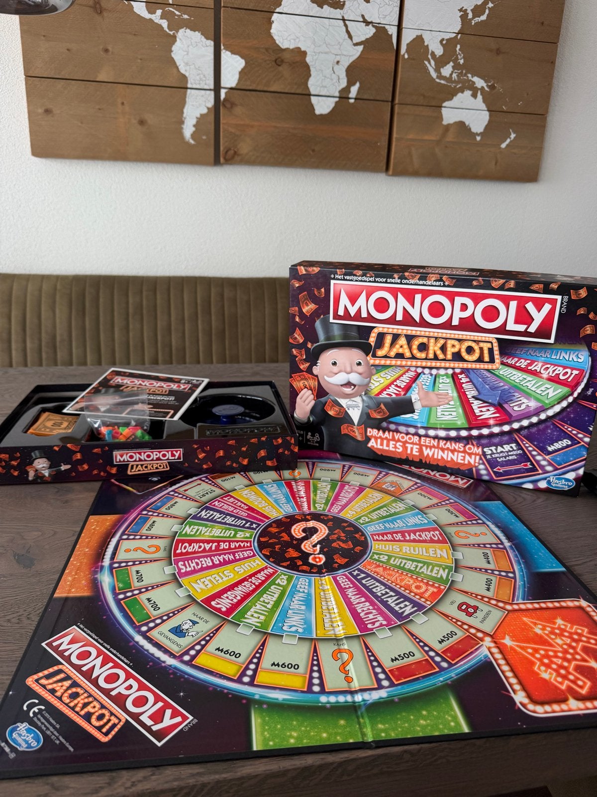 Monopoly Jackpot Bordspel, Drie of vier spelers, Ophalen of Verzenden, Zo goed als nieuw