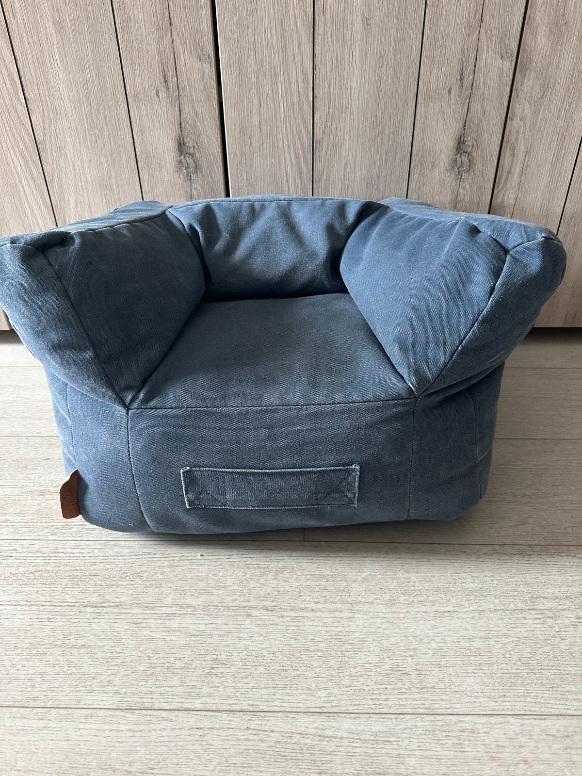 Jollein Fauteuil Zitzak Stoel - Stoere Denim Stof, Ophalen of Verzenden, Gebruikt, Blauw, Zitzakstoel