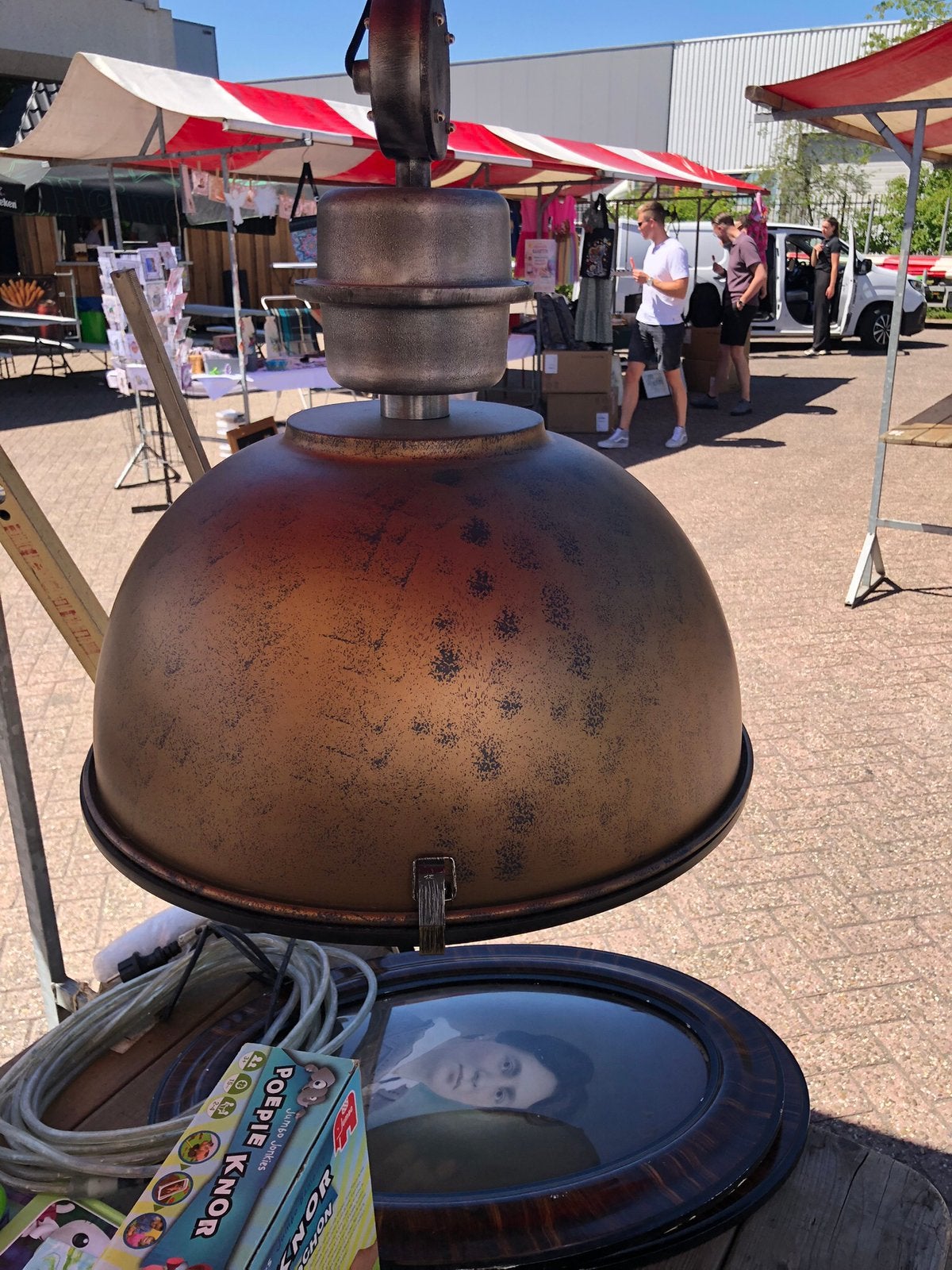 Hanglamp industrieel, Huis en Inrichting, Ophalen of Verzenden, Zo goed als nieuw