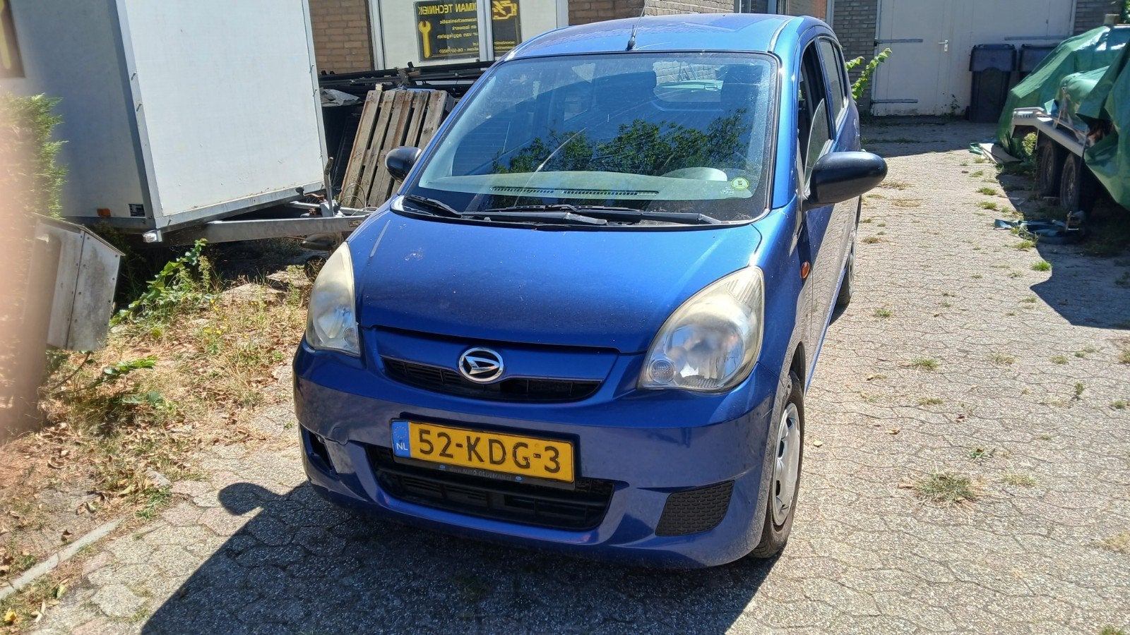 Daihatsu Cuore 1.0 5D 2009 Blauw, Voorwielaandrijving, 600 kg, 18 €/maand, Cuore