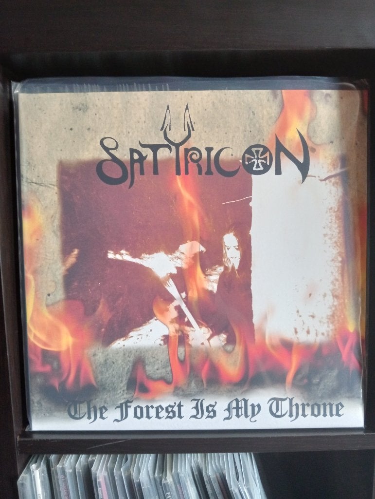 Satyricon/Enslaved LP Black Viking Metal Dimmu Borgir Marduk, Cd's en Dvd's, Verzenden, Zo goed als nieuw, Black metal