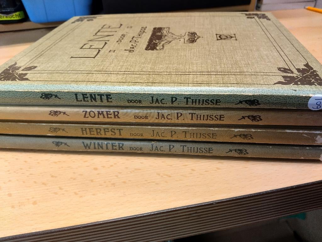 Nr. 601 Jac.P. Thijsse, Lente, Zomer, Herfst, Winter Albums, Boeken, Gelezen, Thijsse, Jac. P., Ophalen of Verzenden, Natuur algemeen