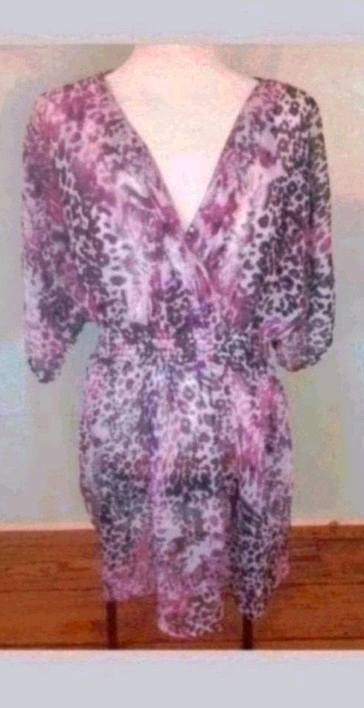 Mooi tijgerprint blouse, Ophalen of Verzenden, Zo goed als nieuw, Maat 46/48 (XL) of groter, Paars
