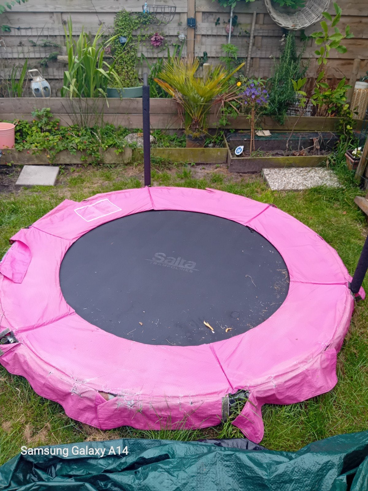 Salta Trampoline -, Kinderen en Baby's, Speelgoed | Buiten | Trampolines, Ophalen, Gebruikt