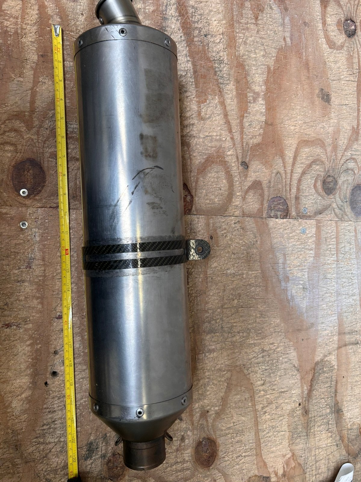 Akrapovic Slip On Demper - RVS, Motoren, Onderdelen | Merk-onafhankelijk, Gebruikt, Ophalen of Verzenden