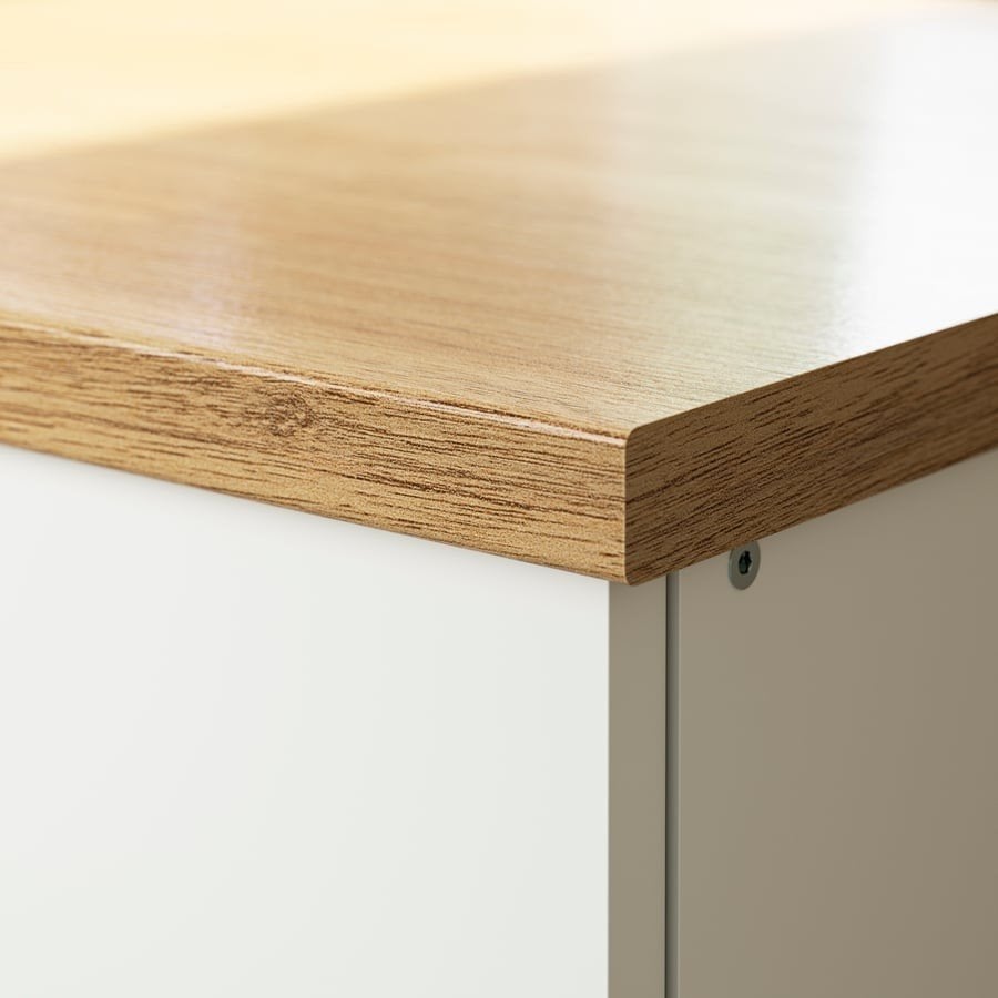 WERKBLAD (houtlook) van Ikea Knoxhult 122 + 42cm, Huis en Inrichting, Ophalen, 100 tot 150 cm, Bruin, Nieuw