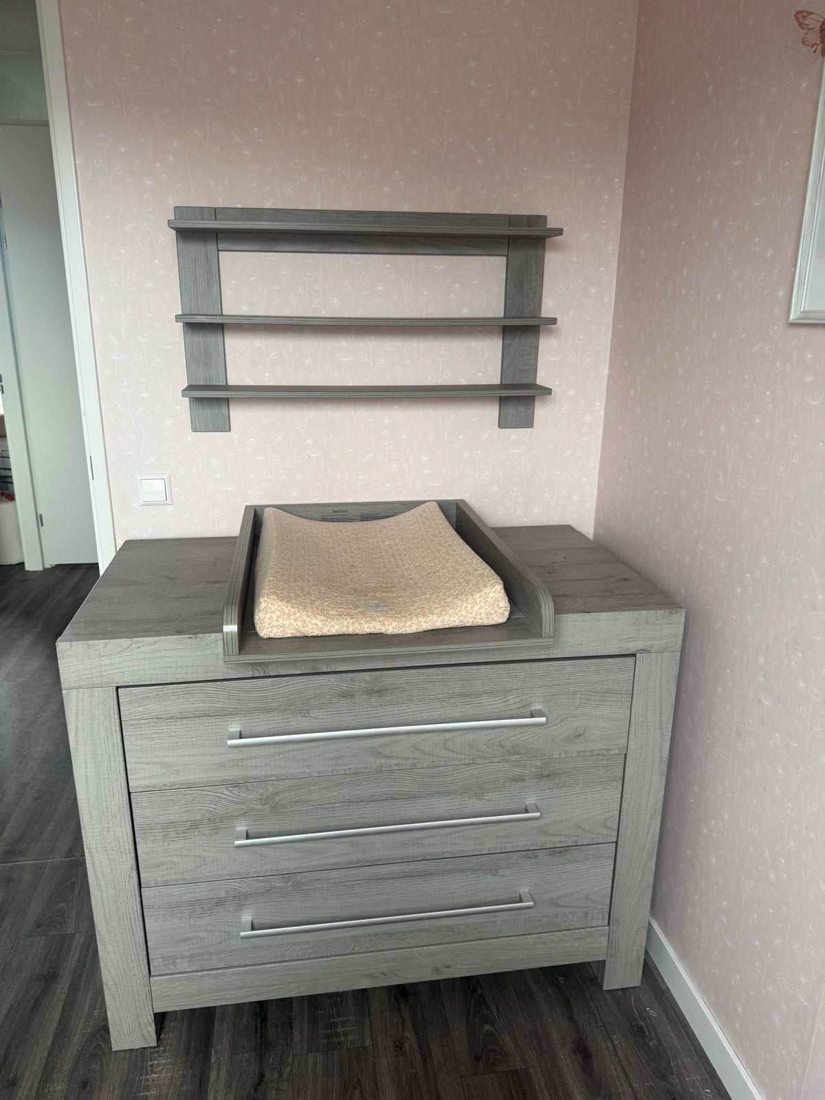 Interbaby Commode met Verschoonopzet en Wandplank, Ophalen, Gebruikt, 70 cm of meer, 100 cm of meer