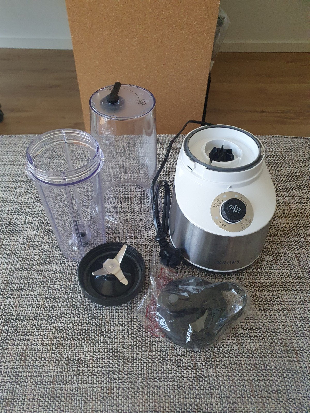 Krups Vacuüm Blender, Ophalen of Verzenden, Zo goed als nieuw, Blender