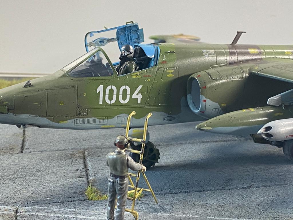 SU-25 Frogfoot attak aircraft Diorama 1/48, Nieuw, Groter dan 1:72, Vliegtuig, Ophalen