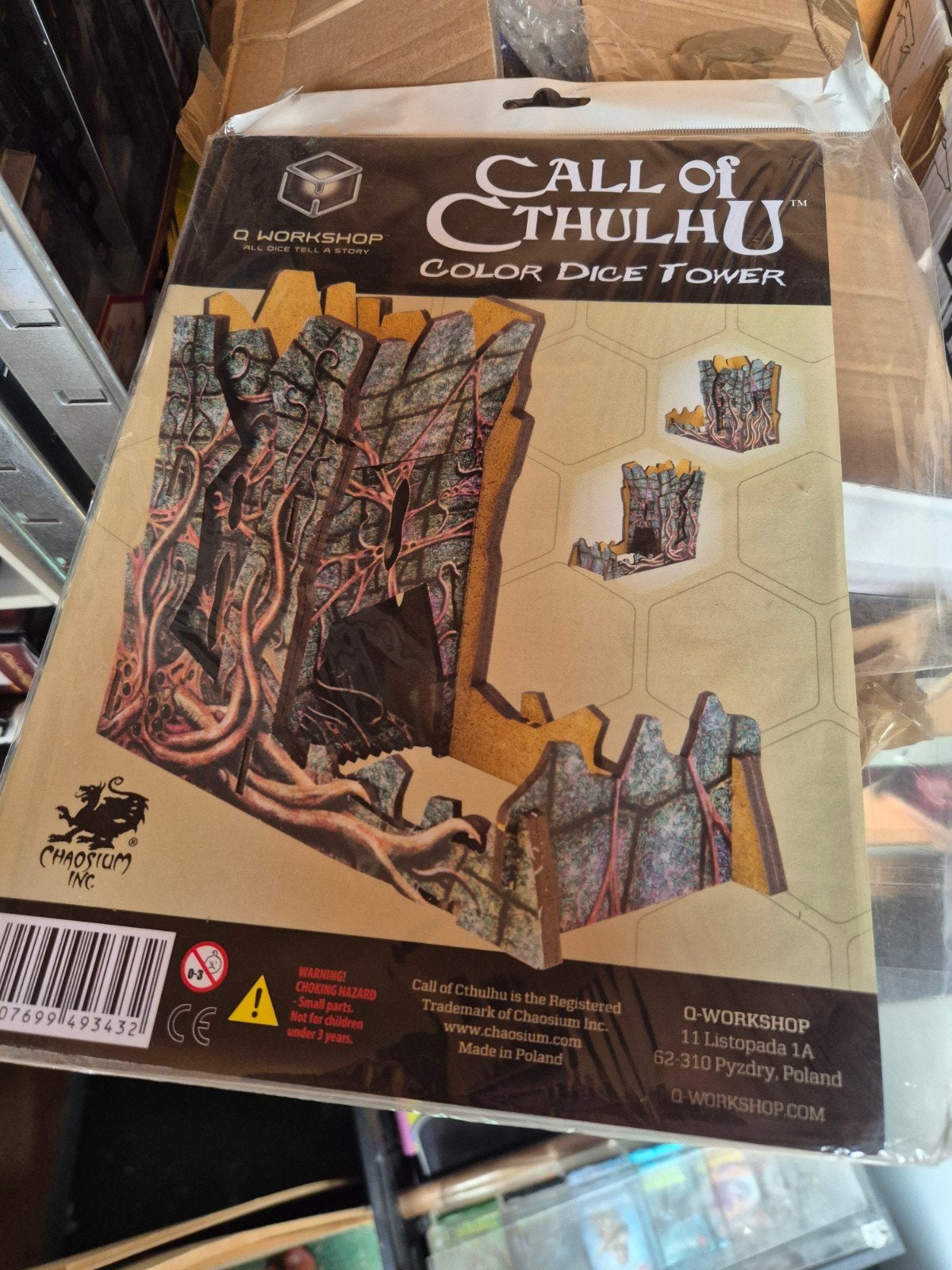 Call of Cthulhu Color Dice Tower - Q-Workshop, Ophalen of Verzenden, Nieuw