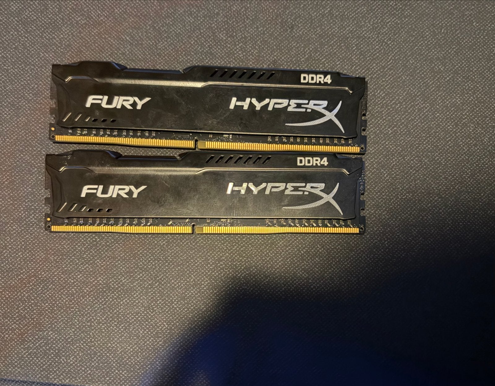 Kingston Fury HyperX DDR4 DIMM 2x4GB RAM, Computers en Software, RAM geheugen, Gebruikt, DDR4, 8 GB, Ophalen of Verzenden