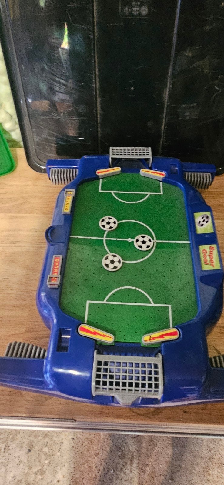 air voetbal/hockey, Ophalen