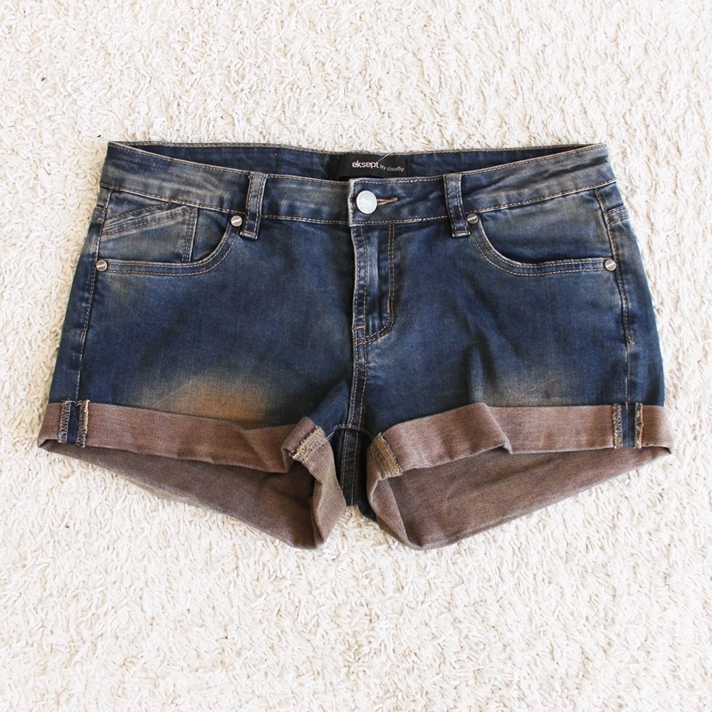 Super Leuk Eksept Spijkerbroekje 611 (S) - 61 € 25,-, Blauw, Ophalen of Verzenden, Zo goed als nieuw, Eksept